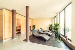 Wellnessbereich im Hotel zur Krone in Gescher mit Sauna und Whirlpool